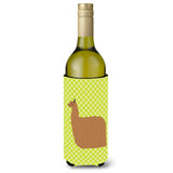Caroline'S Treasures Alpaca Suri Green Decorative Bottle Hugger, 750 Ml, Multicolor