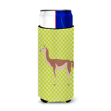 Caroline'S Treasures Guanaco Green Decorative Can Hugger, Slim, Multicolor