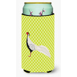 Caroline'S Treasures Silver Pheasant Green Decorative Can Hugger, Tall Boy, Multicolor