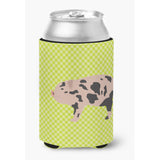 Caroline'S Treasures Mini Miniature Pig Green Decorative Can Hugger, Multicolor