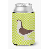Caroline'S Treasures Large Pigeon Green Decorative Can Hugger, Multicolor