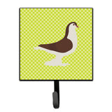 Caroline'S Treasures Large Pigeon Green Wall Hook, Small, Multicolor