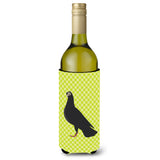 Caroline'S Treasures Budapest Highflyer Pigeon Green Decorative Bottle Hugger, 750 Ml, Multicolor