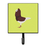 Caroline'S Treasures Capuchin Red Pigeon Green Wall Hook, Small, Multicolor