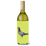 Caroline'S Treasures Racing Pigeon Green Decorative Bottle Hugger, 750 Ml, Multicolor