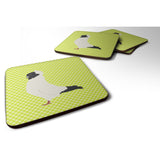 Caroline'S Treasures Nun Pigeon Green Decorative Coasters, 3.5, Multicolor