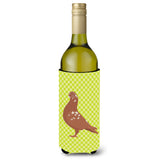 Caroline'S Treasures African Owl Pigeon Green Decorative Bottle Hugger, 750 Ml, Multicolor