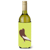 Caroline'S Treasures English Pouter Pigeon Green Decorative Bottle Hugger, 750 Ml, Multicolor
