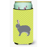 Caroline'S Treasures Giant Chinchilla Rabbit Green Decorative Can Hugger, Tall Boy, Multicolor