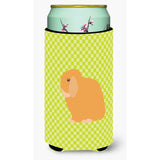 Caroline'S Treasures Holland Lop Rabbit Green Decorative Can Hugger, Tall Boy, Multicolor