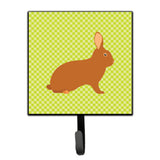 Caroline'S Treasures Rex Rabbit Green Wall Hook, Small, Multicolor