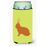 Caroline'S Treasures Rex Rabbit Green Decorative Can Hugger, Tall Boy, Multicolor