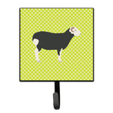 Caroline'S Treasures Herwick Sheep Green Wall Hook, Small, Multicolor