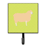Caroline'S Treasures English Leicester Longwool Sheep Green Wall Hook, Small, Multicolor