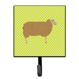 Caroline'S Treasures East Friesian Sheep Green Wall Hook, Small, Multicolor