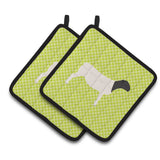 Caroline'S Treasures Dorper Sheep Green Decorated Pot Holder, 7.5 X 7.5