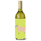 Caroline'S Treasures Kerry Hill Sheep Green Decorative Bottle Hugger, 750 Ml, Multicolor