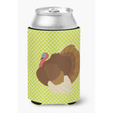 Caroline'S Treasures French Turkey Dindon Green Decorative Can Hugger, Multicolor