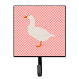 Caroline'S Treasures Shire Horse Pink Check Wall Hook, Small, Multicolor