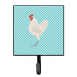 Caroline'S Treasures German Langshan Chicken Blue Check Wall Hook, Small, Multicolor
