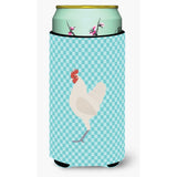 Caroline'S Treasures German Langshan Chicken Blue Check Decorative Can Hugger, Tall Boy, Multicolor