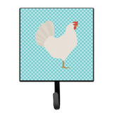 Caroline'S Treasures Leghorn Chicken Blue Check Wall Hook, Small, Multicolor