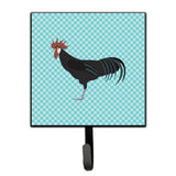 Caroline'S Treasures Minorca Ctalalan Chicken Blue Check Wall Hook, Small, Multicolor