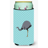 Caroline'S Treasures Rhea Blue Check Decorative Can Hugger, Tall Boy, Multicolor