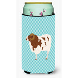 Caroline'S Treasures Jacob Sheep Blue Check Decorative Can Hugger, Tall Boy, Multicolor
