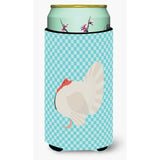 Caroline'S Treasures White Holland Turkey Blue Check Decorative Can Hugger, Tall Boy, Multicolor