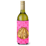 Caroline'S Treasures Sea Shell Pink Polkadot Beverage Insulator Hugger, 750 Ml, Multicolor