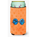 Caroline'S Treasures Sunglasses Orange Polkadot Beverage Insulator Hugger, Tall, Multicolor