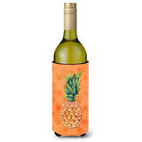 Caroline'S Treasures Pineapple Orange Polkadot Beverage Insulator Hugger, 750 Ml, Multicolor