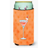 Caroline'S Treasures Summer Martini Orange Polkadot Beverage Insulator Hugger, Tall, Multicolor