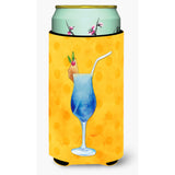 Caroline'S Treasures Summer Cocktail Yellow Polkadot Beverage Insulator Hugger, Tall, Multicolor