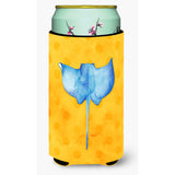 Caroline'S Treasures Sting Ray Yellow Polkadot Beverage Insulator Hugger, Tall, Multicolor