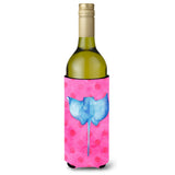 Caroline'S Treasures Sting Ray Pink Polkadot Beverage Insulator Hugger, 750 Ml, Multicolor