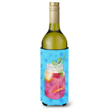 Caroline'S Treasures Mason Jar Cocktail Blue Polkadot Beverage Insulator Hugger, 750 Ml, Multicolor