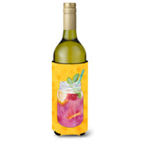 Caroline'S Treasures Mason Jar Cocktail Yellow Polkadot Beverage Insulator Hugger, 750 Ml, Multicolor