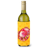 Caroline'S Treasures Crab Yellow Polkadot Beverage Insulator Hugger, 750 Ml, Multicolor