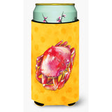 Caroline'S Treasures Crab Yellow Polkadot Boy Beverage Insulator Hugger, Tall, Multicolor