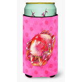 Caroline'S Treasures Crab Pink Polkadot Boy Beverage Insulator Hugger, Tall, Multicolor