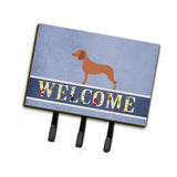 Caroline'S Treasures Bavarian Mountain Hound Welcome Wall Hook, Triple, Multicolor