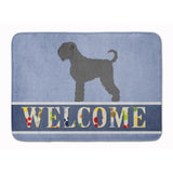 Caroline'S Treasures Black Russian Terrier Welcome Floor Mat, 19 X 27, Multicolor