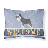 Caroline'S Treasures Miniature Schnauzer Welcome Pillowcase, Standard,