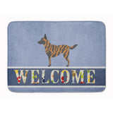 Caroline'S Treasures Dutch Shepherd Welcome Floor Mat, 19 X 27, Multicolor