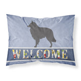 Caroline'S Treasures Groenendael Belgian Shepherd Pillowcase, Standard, Welcome