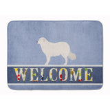 Caroline'S Treasures Kuvasz Welcome Floor Mat, 19 X 27, Multicolor