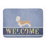 Caroline'S Treasures Dandie Dinmont Terrier Welcome Floor Mat, 19 X 27, Multicolor