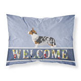 Caroline'S Treasures Welsh Corgi Cardigan Welcome Pillowcase, Standard,
